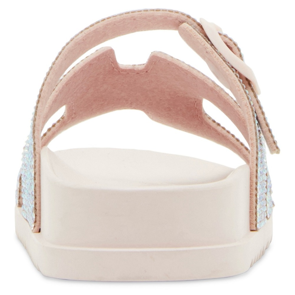 Madden Girl -Women’s Darling Rhinestone Embellished Footbed Slide Sandals NEW - Picture 3 of 6